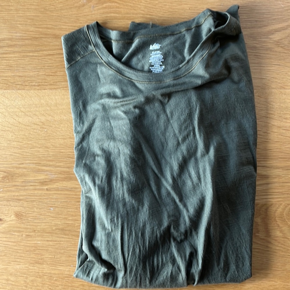 REI Merino Wool long sleeve base layer